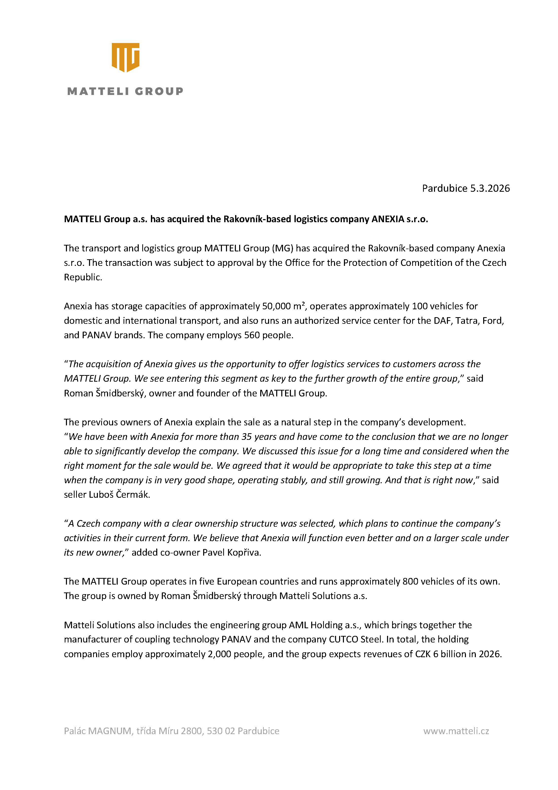 AML - Aktualita - 6.3.2026